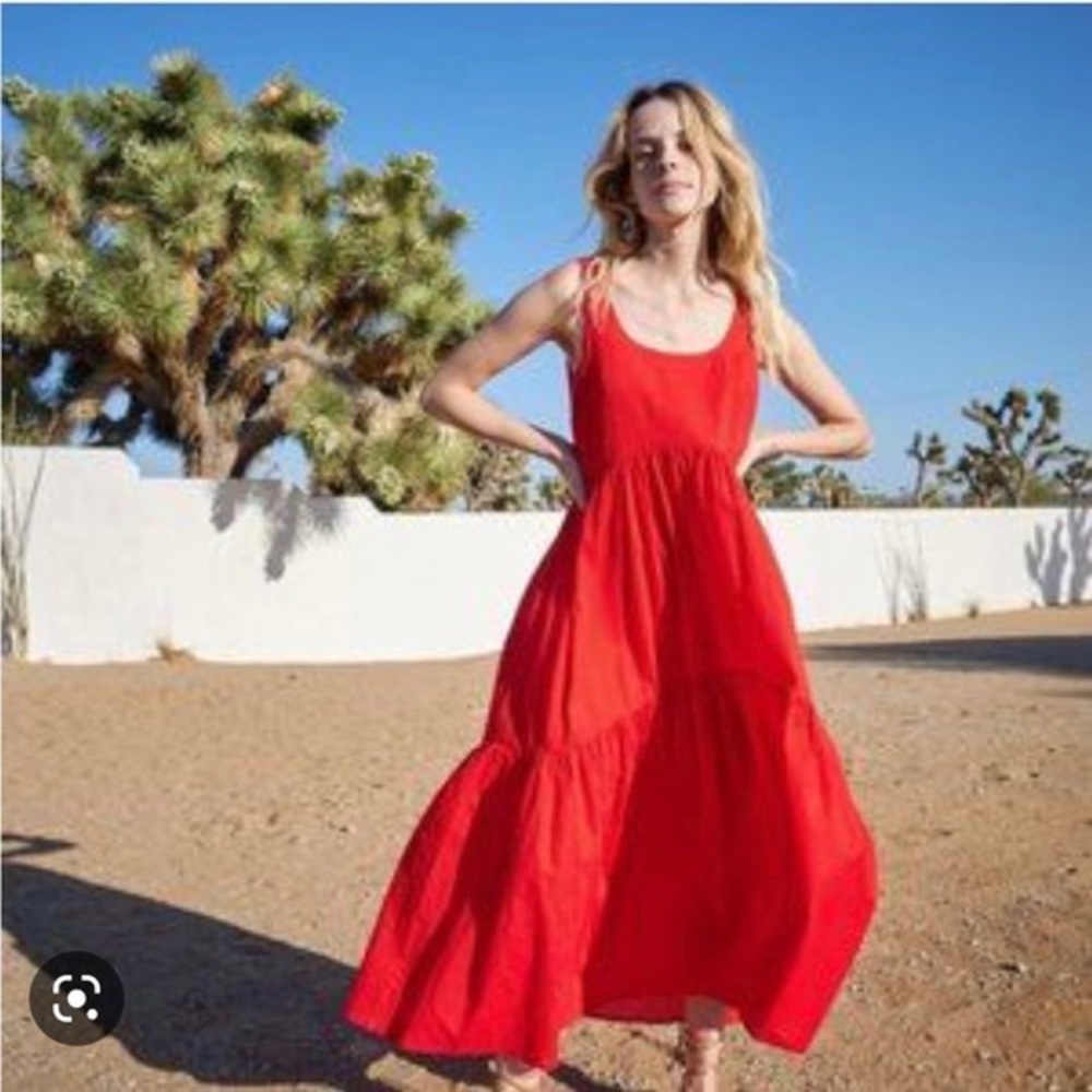NEW AYR Magic Hour Dress in Hotsauce Size L